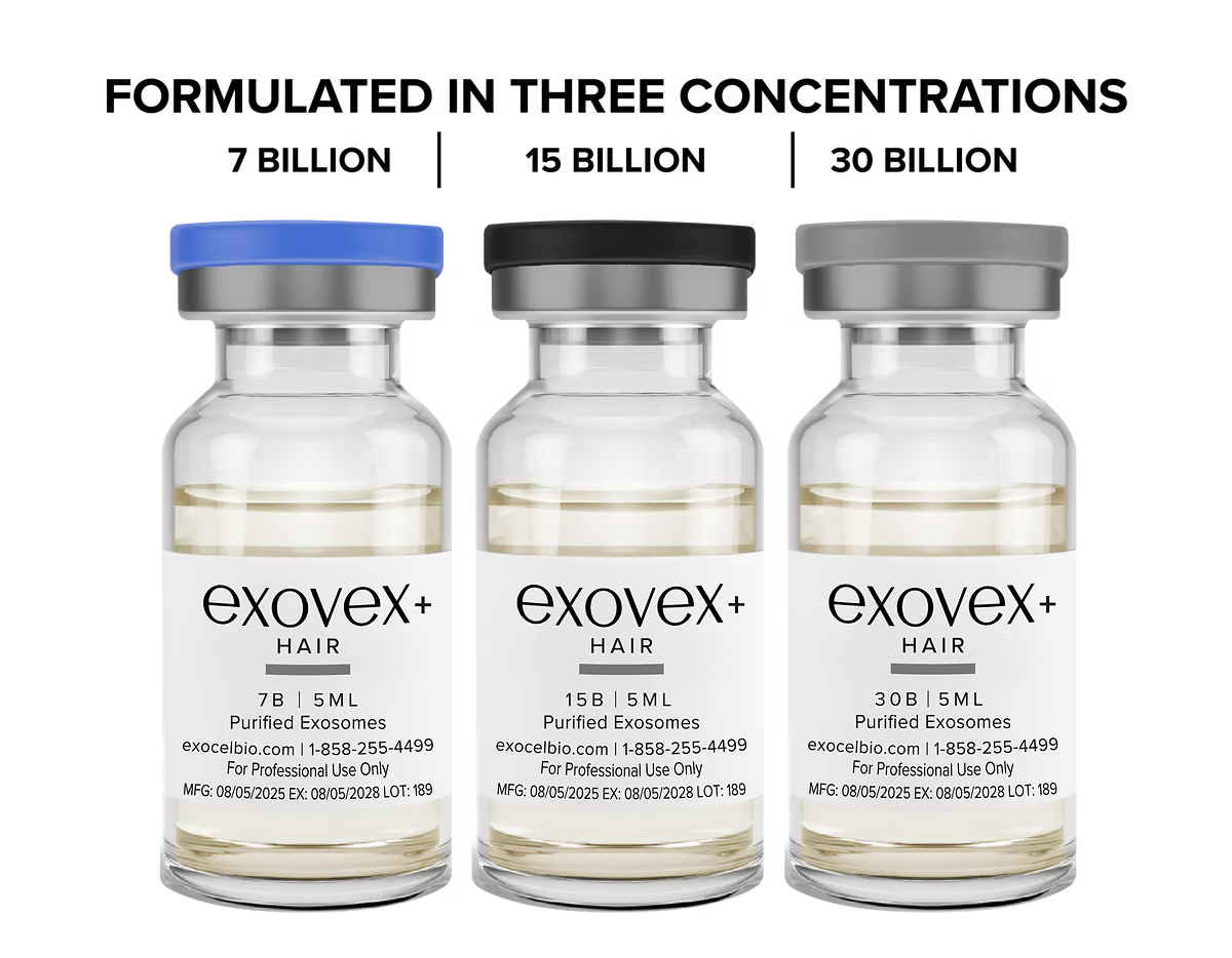 Exovex Exosome Therapy Solution for Scalp & Skin Care | Professional Aesthetic Formula